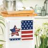 Artoid Mode American Flag Stars 4th of July Kitchen Towels Dish Towels, 18×26 Inch Patriotic Memorial Day Decoration Hand Towels Set of 2