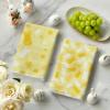 Artoid Mode Beige Rabbit Flowers Bless Our Home Happy Easter Spring Kitchen Towels Dish Towels, 18×26 Inch Farmhouse Summer Decoration Cleaning Set of 4(Yellow)