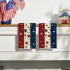Artoid Mode Stripes Stars America Patriotic 4th of July Kitchen Towels Dish Towels, 18×26 Inch Farmhouse Memorial Day Decoration Hand Towels Set of 2