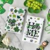 Artoid Mode Beige Clover Shamrock St.Patrick’s Day Kitchen Dish Towels, 18×26 Inch Farmhouse Holiday Spring Decoration Cleaning Set of 2(Beige)