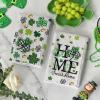 Artoid Mode Beige Clover Shamrock St.Patrick’s Day Kitchen Dish Towels, 18×26 Inch Farmhouse Holiday Spring Decoration Cleaning Set of 2(Wood)