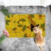 Artoid Mode Lemons Cat Summer Doormat, Home Decor Low-Profile Switch Rug Door Mat Floor Mat for Indoor Outdoor 17×29 Inch