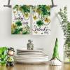 Artoid Mode Necklace Clover Shamrock St.Patrick’s Day Kitchen Dish Towels, 18×26 Inch Farmhouse Holiday Spring Decoration Cleaning Set of 2