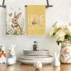 Artoid Mode Rabbit Butterfly Bunny Eggs Bless Sweet Home Easter Spring Kitchen Towels Dish Towels, 18×26 Inch Farmhouse Summer Decoration Cleaning Set of 4