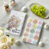 Artoid Mode Rabbit Tree Bunny Eggs Flowers Carrot Happy Easter Spring Kitchen Towels Dish Towels, 18×26 Inch Farmhouse Summer Decoration Cleaning Set of 4