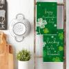 Artoid Mode Shamrock Heart Lucky Happy St. Patrick’s Day Kitchen Towels Dish Towels, 18×26 Inch Farmhouse Spring Decoration Cleaning Set of 4