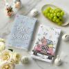 Artoid Mode Sheep Tree Truck Bunny Eggs Flowers Happy Easter Spring Kitchen Towels Dish Towels, 18×26 Inch Farmhouse Summer Decoration Cleaning Set of 4