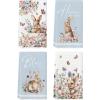 Artoid Mode Rabbit Butterfly Flowers Bless Sweet Home Easter Spring Kitchen Towels Dish Towels, 18×26 Inch Farmhouse Summer Decoration Cleaning Set of 4