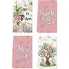 Artoid Mode Rabbit Tree Bunny Eggs Bless Our Home Flower Easter Spring Kitchen Towels Dish Towels, 18×26 Inch Farmhouse Summer Decoration Cleaning Set of 4