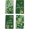 Artoid Mode Sage Shamrock Leaves Lucky Charm St. Patrick’s Day Kitchen Towels Dish Towels, 18×26 Inch Farmhouse Spring Decoration Cleaning Set of 4