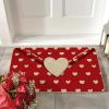 Artoid Mode Envelope Valentines Day Doormat, Home Decor Low-Profile Switch Rug Door Mat for Indoor Outdoor 17×29 Inch(Red)