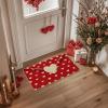 Artoid Mode Envelope Valentines Day Doormat, Home Decor Low-Profile Switch Rug Door Mat for Indoor Outdoor 17×29 Inch(Red)