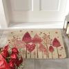 Artoid Mode Love Red Heart Tree Valentines Doormat,Home Decor Low-Profile Door Mat Switch Rug Floor Mat for Indoor Outdoor 17×29 Inch