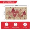 Artoid Mode Love Red Heart Tree Valentines Doormat,Home Decor Low-Profile Door Mat Switch Rug Floor Mat for Indoor Outdoor 17×29 Inch