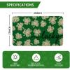 Artoid Mode Lucky Clovers St. Patrick’s Day Doormat, Home Decor Low-Profile Switch Rug Door Mat Floor Mat for Indoor Outdoor 17×29 Inch(Green)