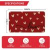 Artoid Mode Pink Love Valentine’s Doormat, Anniversary Wedding Home Decor Low-Profile Rug Switch Mat for Indoor Outdoor 17×29 Inch(Red)