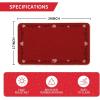 Artoid Mode Red Love Heart Lines Valentines Doormat,Home Decor Low-Profile Door Mat Switch Rug Floor Mat for Indoor Outdoor 17×29 Inch