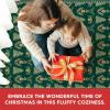 Artoid Mode Red Xmas Tree Mistletoe Christmas Area Rug, Winter Home Decor Low-Profile Non-Slip Washable Large Rug for Living Room Bedroom Farmhouse Dining Room Kids Playroom 5×7 Feet(Green)