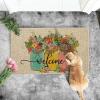 Artoid Mode Vase Hello Spring Doormat, Seasonal Summer Low-Profile Yard Floor Switch Mat for Indoor Outdoor 17 x 29 Inch