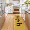 Artoid Mode Yellow Sunflower Welcome Summer Home Decor Low-Profile Switch Rug Door Mat for Indoor Outdoor 17×29 Inch(Yellow)