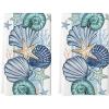 Artoid Mode Seashell Snail Starfish Summer Kitchen Towels Dish Towels, 18×26 Inch Farmhouse Summer Seasonal Decoration Hand Towels Set of 2