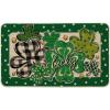 Artoid Mode Shamrock Polka Dot St. Patrick’s Day Doormat, Home Decor Low-Profile Switch Rug Door Mat Floor Mat for Indoor Outdoor 17×29 Inch