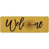 Artoid Mode Yellow Sunflower Welcome Summer Home Decor Low-Profile Switch Rug Door Mat for Indoor Outdoor 17×29 Inch(Yellow)