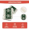 Artoid Mode Buffalo Plaid Snowflakes Christmas Table Runner, Seasonal Winter Kitchen Dining Table Decoration for Home Party Decor 13×72 Inch(Green)