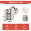 Artoid Mode Buffalo Plaid Snowflakes Christmas Table Runner, Seasonal Winter Kitchen Dining Table Decoration for Home Party Decor 13×72 Inch(Silver)