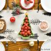 Artoid Mode Xmas Trees Red Truck Snowflake Merry Christmas Table Runner, Seasonal Winter Kitchen Dining Table Decoration for Home Party Decor 13×72 Inch(Red/Black/Beige)