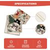 Artoid Mode Snowman Gingerbread Xmas Pine Merry Christmas Table Runner, Seasonal Winter Kitchen Dining Table Decoration for Home Party Decor 13×72 Inch(Wood)