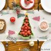 Artoid Mode Xmas Trees Pink Car Snowflake Merry Christmas Table Runner, Seasonal Winter Kitchen Dining Table Decoration for Home Party Decor 13×72 Inch(Beige)