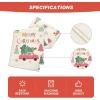 Artoid Mode Xmas Trees Pink Car Snowflake Merry Christmas Table Runner, Seasonal Winter Kitchen Dining Table Decoration for Home Party Decor 13×72 Inch(Beige)