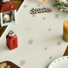 Artoid Mode Xmas Trees Snowflake Merry Christmas Table Runner, Seasonal Winter Green Kitchen Dining Table Decoration for Home Party Decor 13×72 Inch(Green)