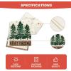 Artoid Mode Xmas Trees Snowflake Merry Christmas Table Runner, Seasonal Winter Green Kitchen Dining Table Decoration for Home Party Decor 13×72 Inch(Green)