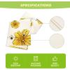 Artoid Mode Bee Sunflower Table Runner Black, Seasonal Spring Summer Flowers Holiday Kitchen Dining Table Decoration for Home Party Decor 13 x 72 Inch(Beige)