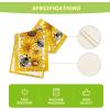 Artoid Mode Black Sunflower Bee Flower Polka Dot Summer Table Runner, Seasonal Kitchen Dining Table Decoration for Indoor Party Home 13×72 Inch(Beige-yellow)