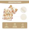 Artoid Mode Cross Blessed Eucalyptus Pumpkins Fall Table Runner, Seasonal Autumn Kitchen Dining Table Decoration for Home Party Decor 13×72 Inch(Orange)