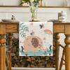 Artoid Mode Animals Elephant Baby Shower Table Runner, Seasonal Children Summer Kitchen Dining Table for Home Party Decor 13×72 Inch