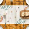 Artoid Mode Animals Elephant Baby Shower Table Runner, Seasonal Children Summer Kitchen Dining Table for Home Party Decor 13×72 Inch