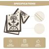Artoid Mode Beige Viking Tree of Life Raven Helmet of Awe Table Runner, Seasonal Kitchen Dining Table Decoration for Home Party Decor 13×72 Inch(Beige)