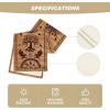 Artoid Mode Beige Viking Tree of Life Raven Helmet of Awe Table Runner, Seasonal Kitchen Dining Table Decoration for Home Party Decor 13×72 Inch(Brown)