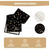 Artoid Mode Black Stars Cheers Happy Birthday Celebration 2026 New Year Table Runner, Graduation Holiday Kitchen Dining Table Decoration for Home Party 13×72 Inch(Table Runner  13″ x 72″ (Pack of 2))
