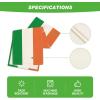 Artoid Mode Green Red Stripes Italy Table Runner, Italian Themed Party Kitchen Dining Table Decoration for Home Decor 13×72 Inch(Green/White/Orange)