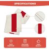 Artoid Mode Green Red Stripes Italy Table Runner, Italian Themed Party Kitchen Dining Table Decoration for Home Decor 13×72 Inch(White/Red/White)