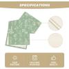 Artoid Mode Leaves Flowers Spring Table Runner, Seasonal Kitchen Dining Table Decoration for Home Party Decor 13×72 Inch(Sage Green)