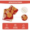 Artoid Mode Red Orange Dahlia Floral 2025 New Year Table Runner, Spring Festival Winter Holiday Kitchen Dining Table Decoration for Home Party Decor 13×72 Inch(Orange/Red/Yellow)