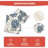Artoid Mode Red Orange Dahlia Floral 2025 New Year Table Runner, Spring Festival Winter Holiday Kitchen Dining Table Decoration for Home Party Decor 13×72 Inch(Blue/Grey/Silver)