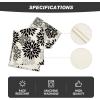 Artoid Mode Red Orange Dahlia Floral 2025 New Year Table Runner, Spring Festival Winter Holiday Kitchen Dining Table Decoration for Home Party Decor 13×72 Inch(Black/Grey/Silver)