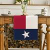 Artoid Mode Texas U.S. States Flag Table Runner, Seasonal Party Holiday Kitchen Dining Table Decoration for Home Party Decor 13×72 Inch